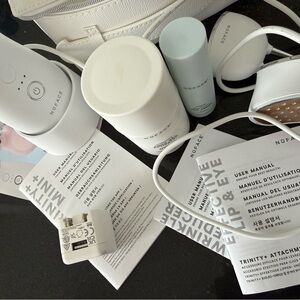 NuFace Skincare Device Collection in White and Light Blue
